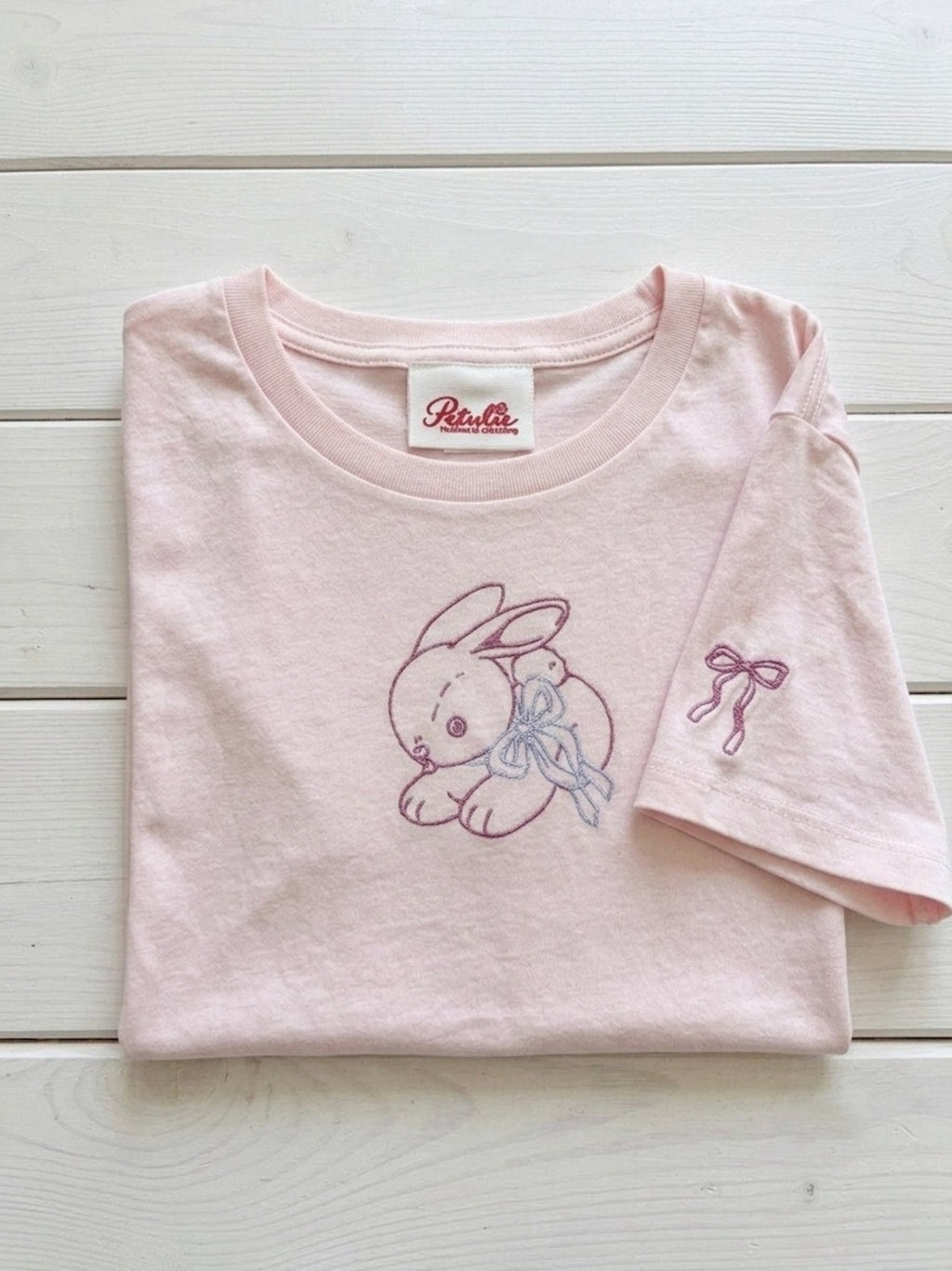 Bunny Little Friend Tee - Pink