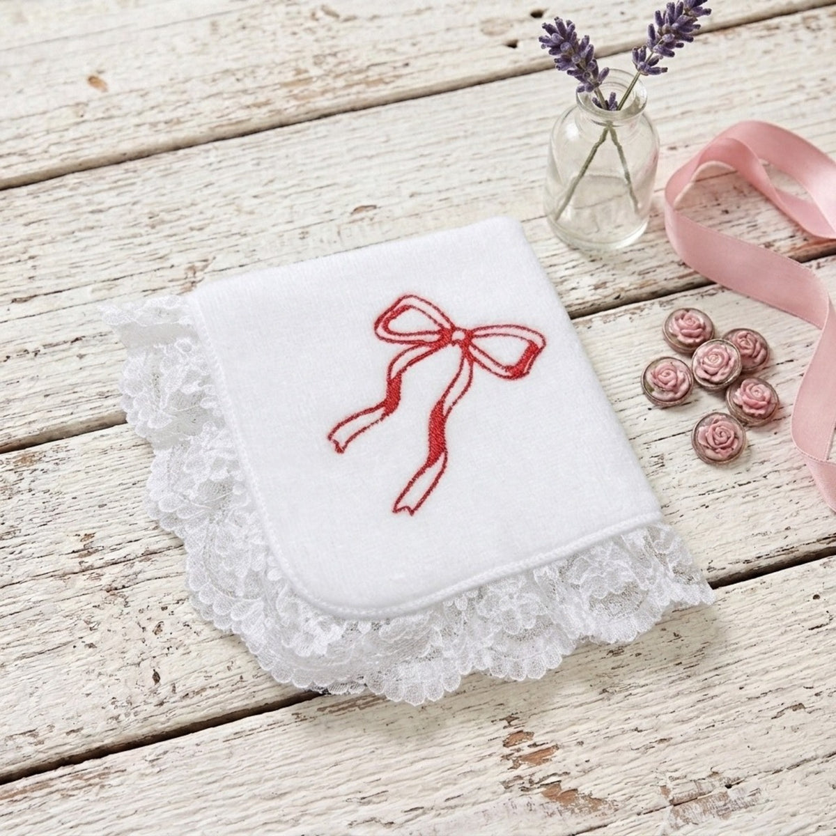 Ribbon Lace Handkerchirf
