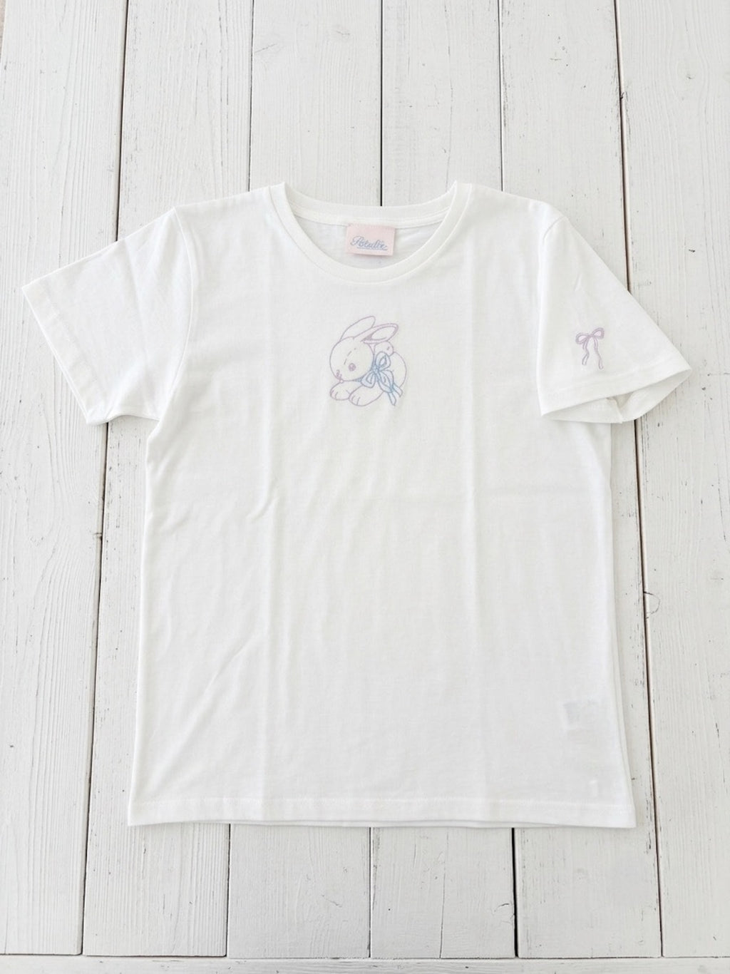Bunny Little Friend Tee - V.White