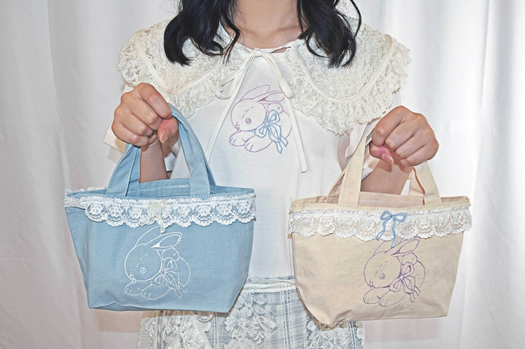Bunny Little Friend Tee - V.White