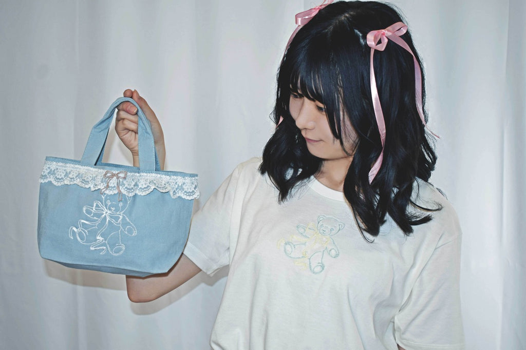Teddy Little Friend Tee - V.White