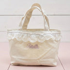 Bunny Petit Lace Tote - NATURAL