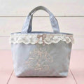 Teddy Petit Lace Tote - BLUE
