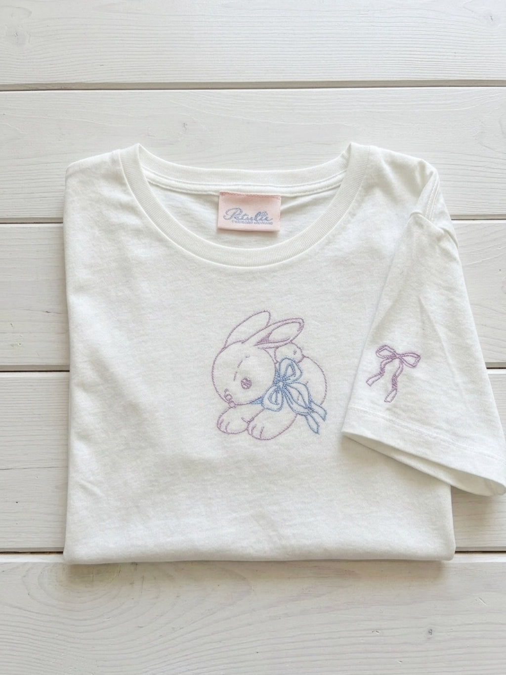 Bunny Little Friend Tee - V.White