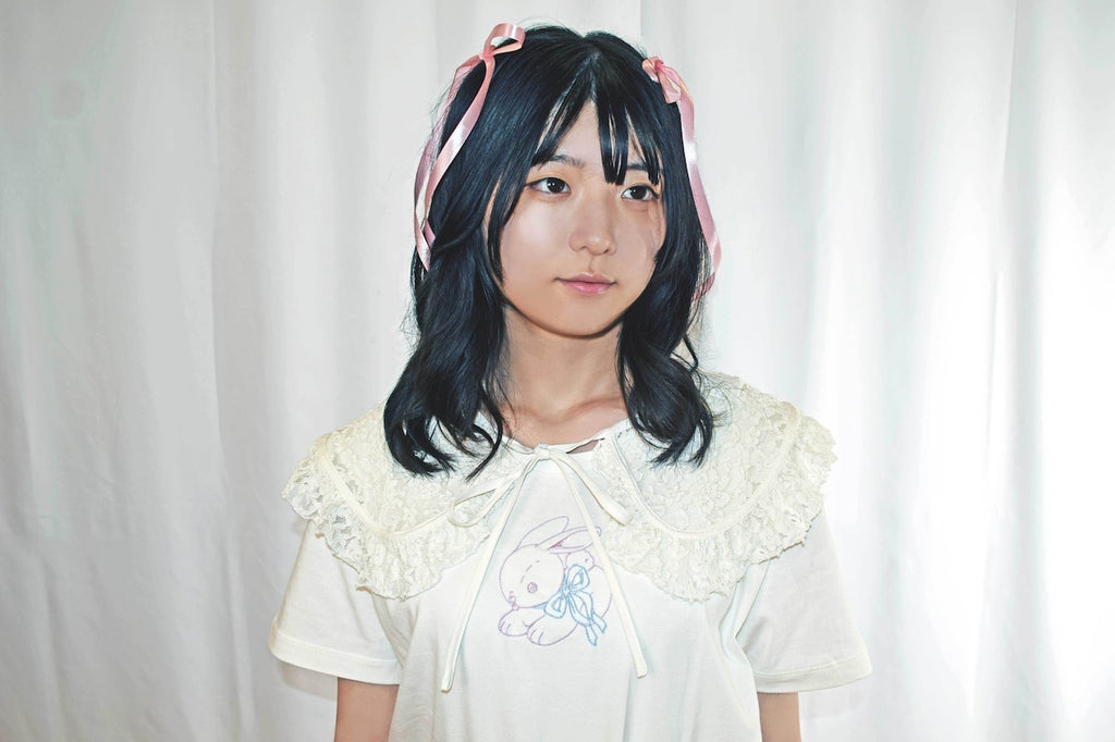 Bunny Little Friend Tee - V.White