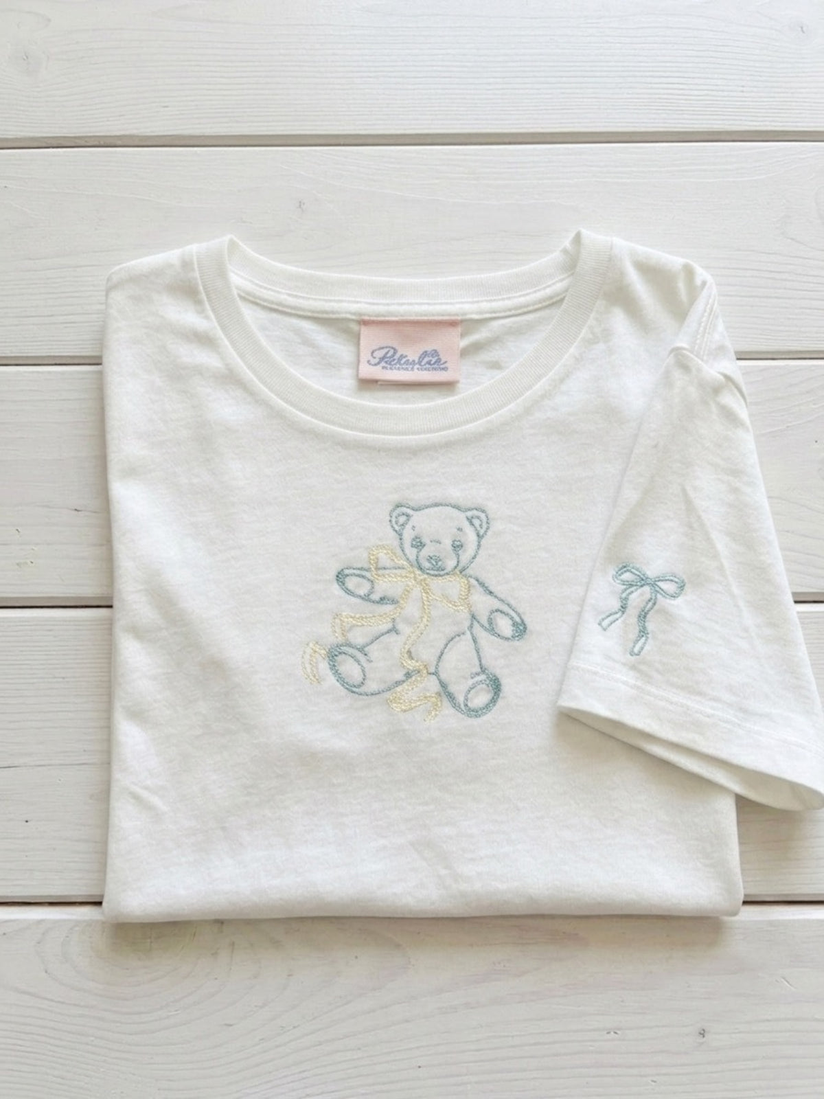 Teddy Little Friend Tee - V.White