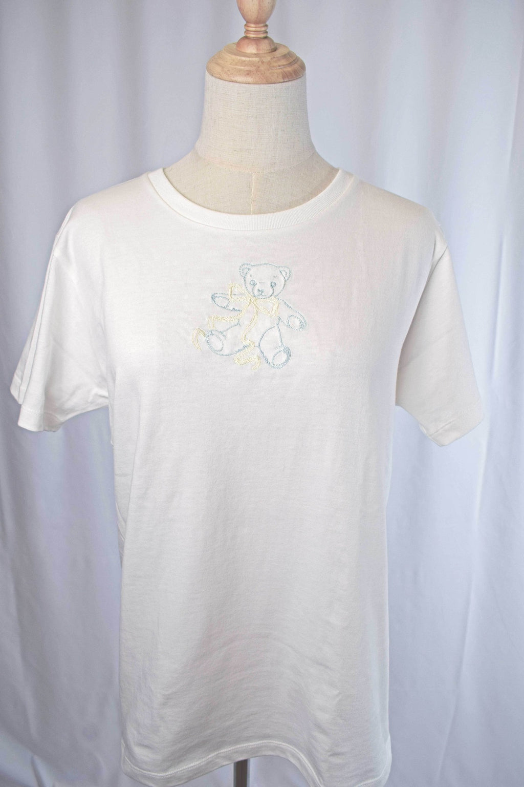 Teddy Little Friend Tee - V.White