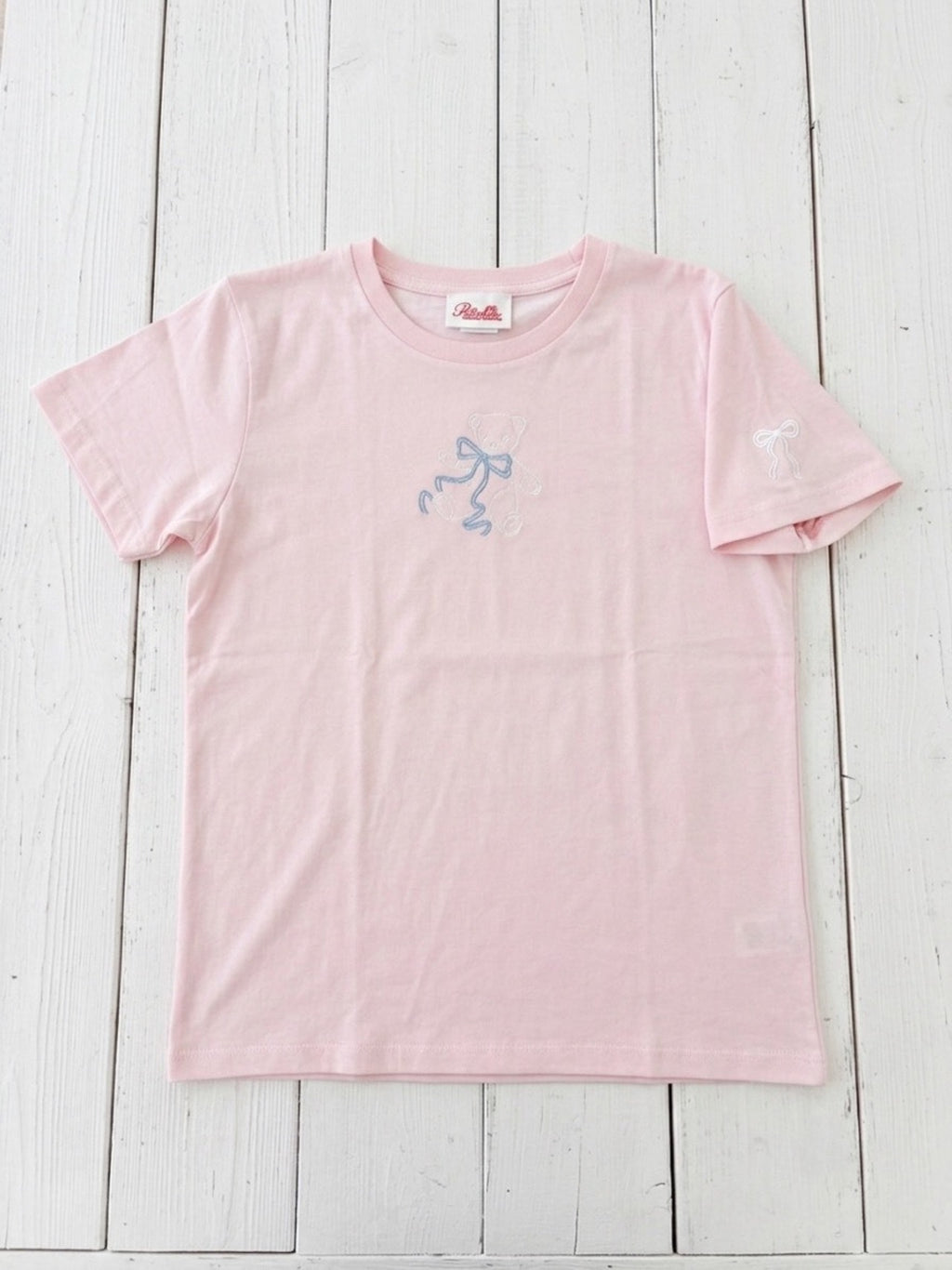 Teddy Little Friend Tee - Pink
