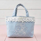 Bunny Petit Lace Tote - BLUE