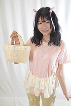 Bunny Petit Lace Tote - NATURAL