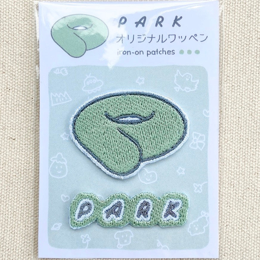 PARKオリジナル　刺繍ワッペン　PARKロゴセット