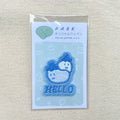 PARKオリジナル　刺繍ワッペン　双子ナス　HELLO