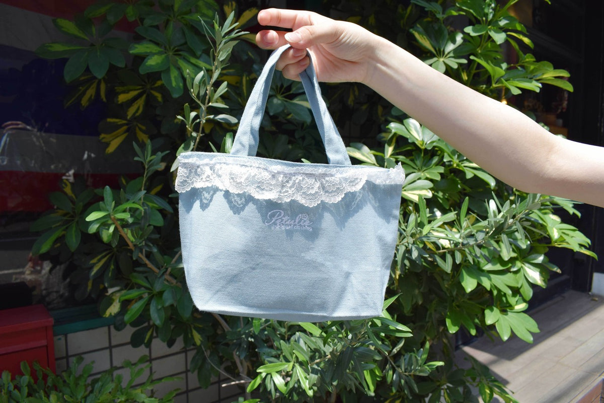 Bunny Petit Lace Tote - BLUE
