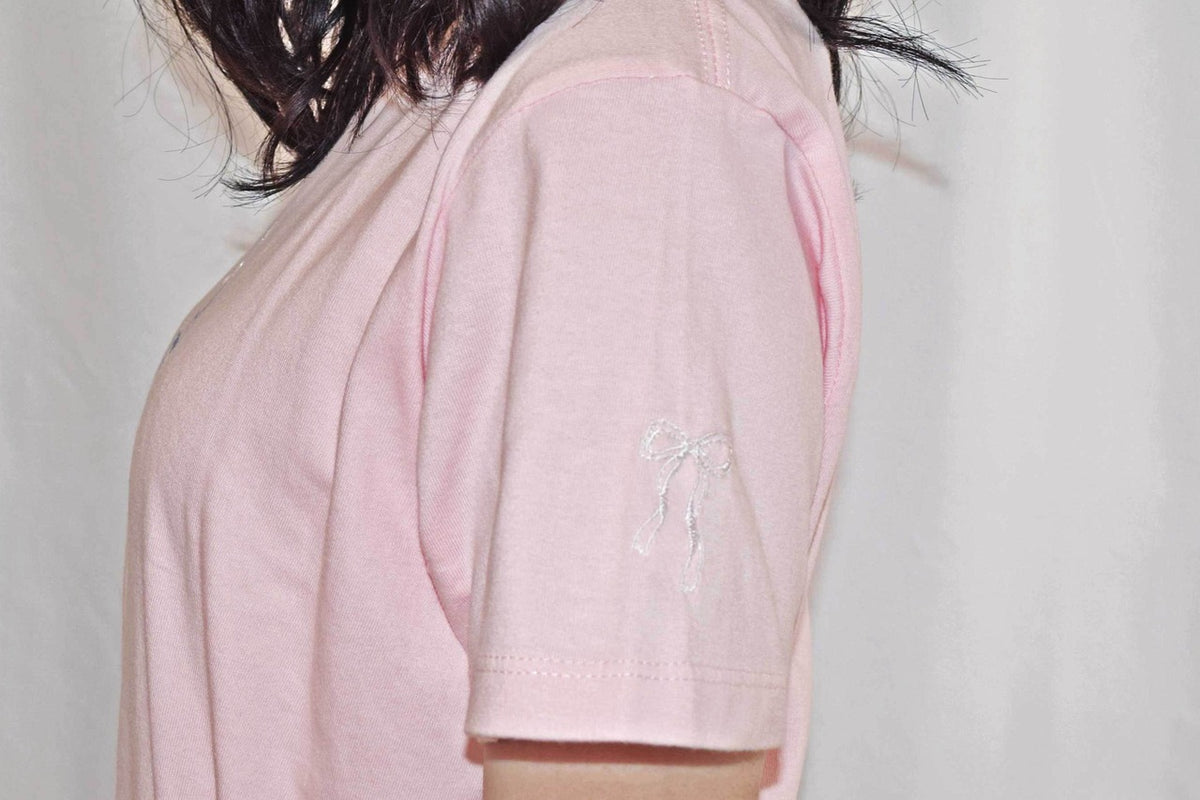 Teddy Little Friend Tee - Pink