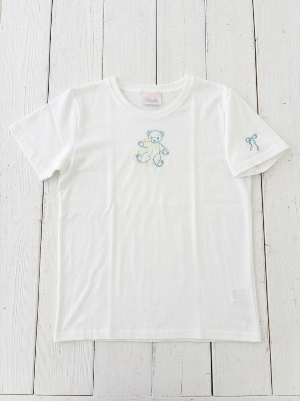 Teddy Little Friend Tee - V.White