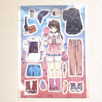 きせかえシール ことこ　（不透明）