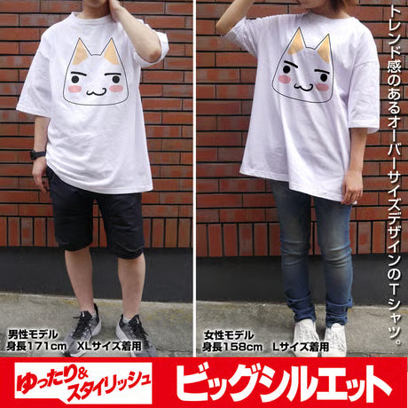 【COSPA】 どこでもいっしょ トロ フェイス ビッグシルエットTシャツ [どこでもいっしょ]