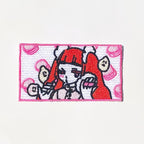 しかく刺繍ワッペン　まり