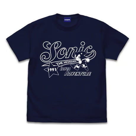 【COSPA】ソニック アメリカン Tシャツ [ソニック・ザ・ヘッジホッグ]　ネイビー