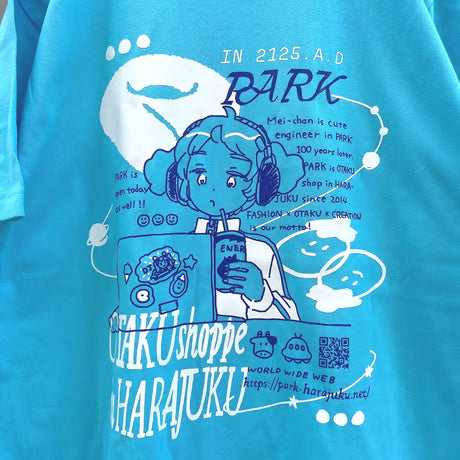 FUTUREメイちゃん Tシャツ アクアブルー（Future Mei-Chan T-Shirt Aqua Blue）