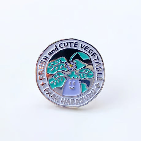 ナスコインピンバッジ（Eggplant Coin Pin Badge）