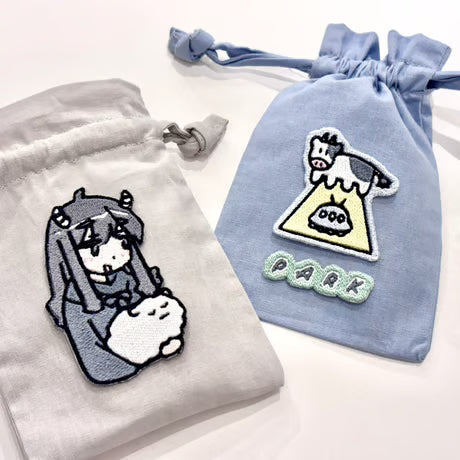 PARKオリジナル　刺繍ワッペン　ナスコイン