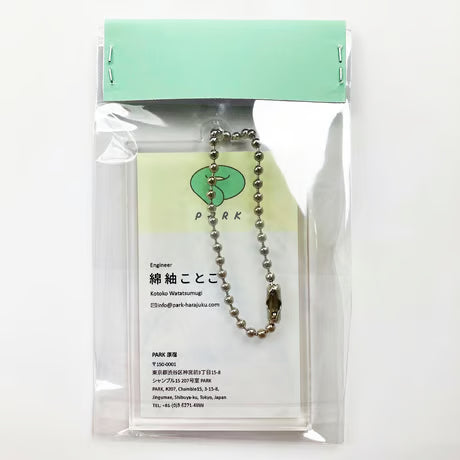 PARKチェキ＆名刺　アクリルキーホルダー　ことこ