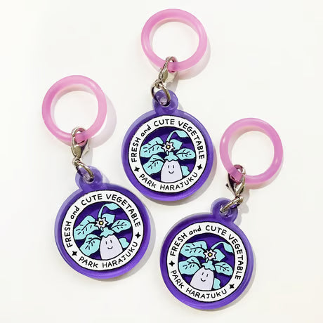 ナスの丸いアンブレラマーカー（Eggplant Round Umbrella Marker）