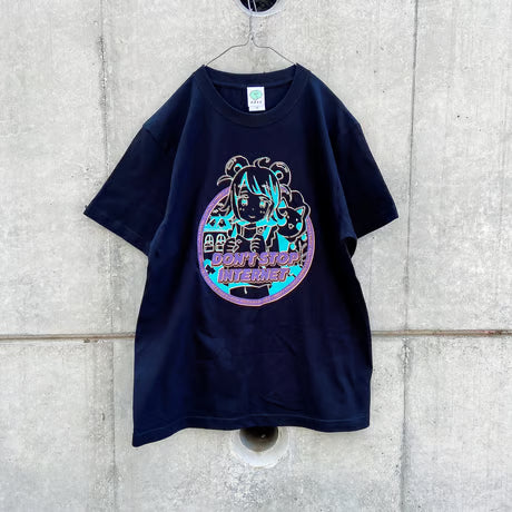 インターネットやめない Ｔシャツ Ver2.0 ブラック（Don't Stop Internet T-Shirt Ver2.0 Black）