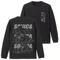 【COSPA】SONIC＆SHADOW 袖ロングスリーブTシャツ ブラック [ソニック・ザ・ヘッジホッグ] 0383-1749