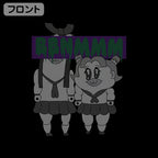 【COSPA】ボブネミミッミ Tシャツ BLACK[ポプテピピック] 6292-2656