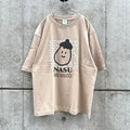 NASU&BARAN BIGTシャツ サンドベージュ（Eggplant and Baran Big T-shirt Sand Beige）