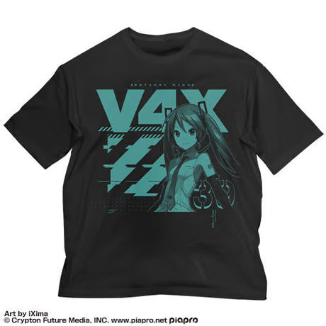 【COSPA】初音ミク V4X ビッグシルエットTシャツ [初音ミク V4X] 0590-1535