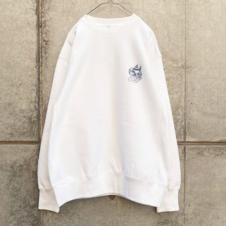まりカフェスウェット ホワイト（Mari Cafe Sweatshirt White）