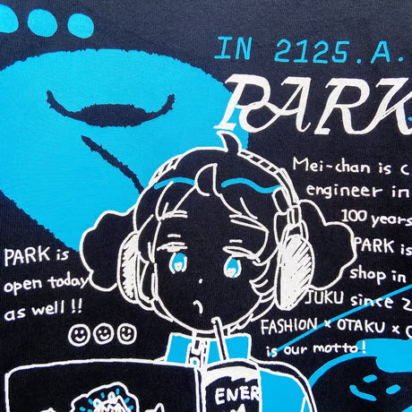 FUTUREメイちゃん Tシャツ ブラック（Future Mei-Chan T-Shirt Black）
