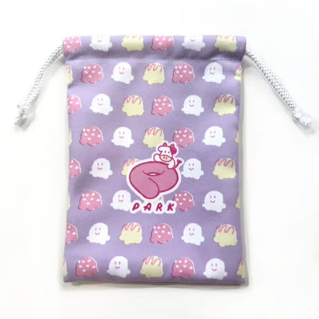 ミニ巾着 まり（Mini Drawstring Pouch Mari）
