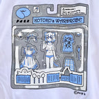 きせかえことこＴシャツ　ホワイト（Dress up Kotoko T-shirt White）