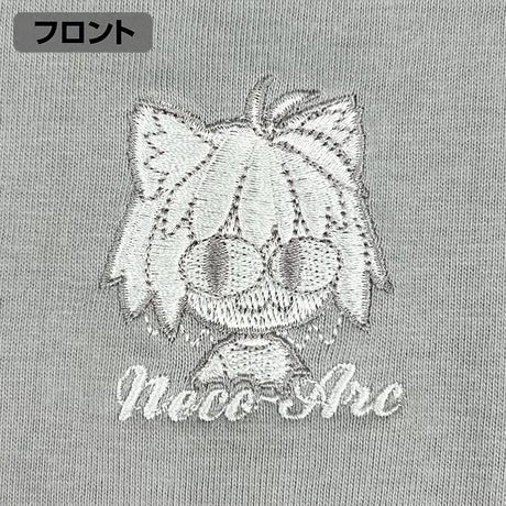 【二次元COSPA】ネコアルク ワンポイント刺繍Tシャツ [月姫 -A piece of blue glass moon-] 2325-1489 ライトグレー