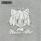 【二次元COSPA】ネコアルク ワンポイント刺繍Tシャツ [月姫 -A piece of blue glass moon-] 2325-1489 ライトグレー