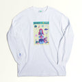 【東京ガンボ】おもしろシール風 晴子ロンTee　ホワイト