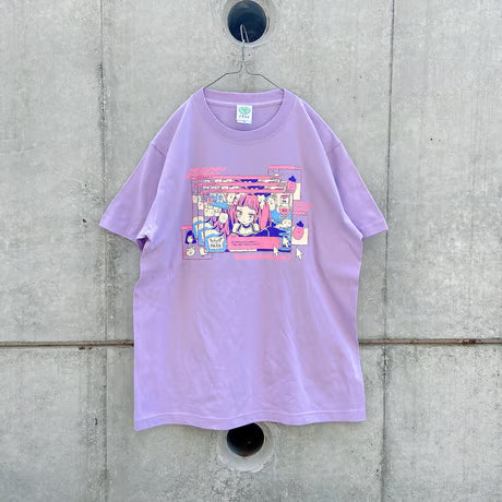 まりとデート Ｔシャツ Ver2.0 ライトパープル（Date with Mari T-Shirt Ver2.0 Light Purple）