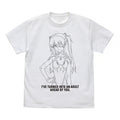 【COSPA】式波・アスカ・ラングレー ラインアート Tシャツ [EVANGELION] 0135-1337 ホワイト