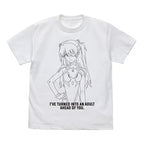 【COSPA】式波・アスカ・ラングレー ラインアート Tシャツ [EVANGELION] 0135-1337 ホワイト