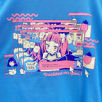 まりとデート Ｔシャツ Ver2.0 サックス（Date with Mari T-Shirt Ver2.0 Saxe）