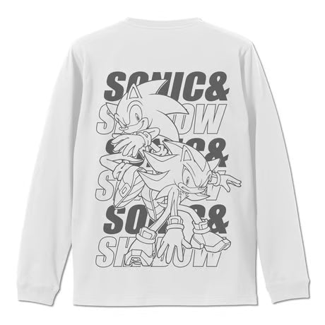 【COSPA】SONIC＆SHADOW 袖ロングスリーブTシャツ ホワイト [ソニック・ザ・ヘッジホッグ] 0383-1749