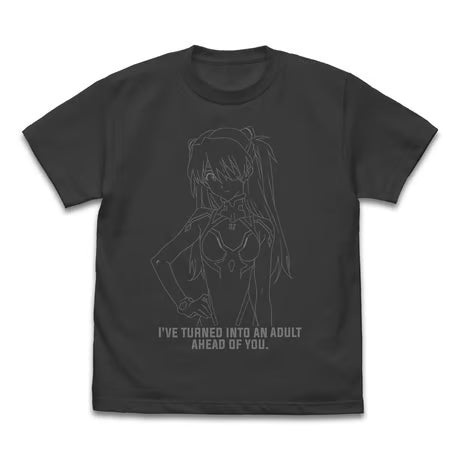 【COSPA】式波・アスカ・ラングレー ラインアート Tシャツ [EVANGELION] 0135-1337 スミクロ