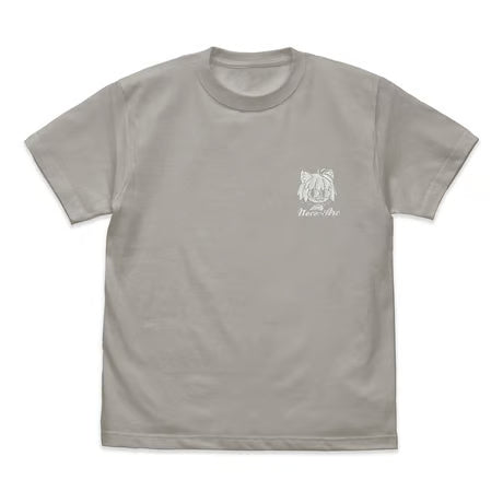 【二次元COSPA】ネコアルク ワンポイント刺繍Tシャツ [月姫 -A piece of blue glass moon-] 2325-1489 ライトグレー