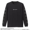 【COSPA】袖リブロングスリーブTシャツ for PlayStation Controller Line-ups Ver. [プレイステーション] ブラック 6604-1892
