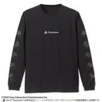 【COSPA】袖リブロングスリーブTシャツ for PlayStation Controller Line-ups Ver. [プレイステーション] ブラック 6604-1892