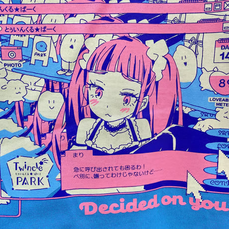 まりとデート Ｔシャツ Ver2.0 サックス（Date with Mari T-Shirt Ver2.0 Saxe）